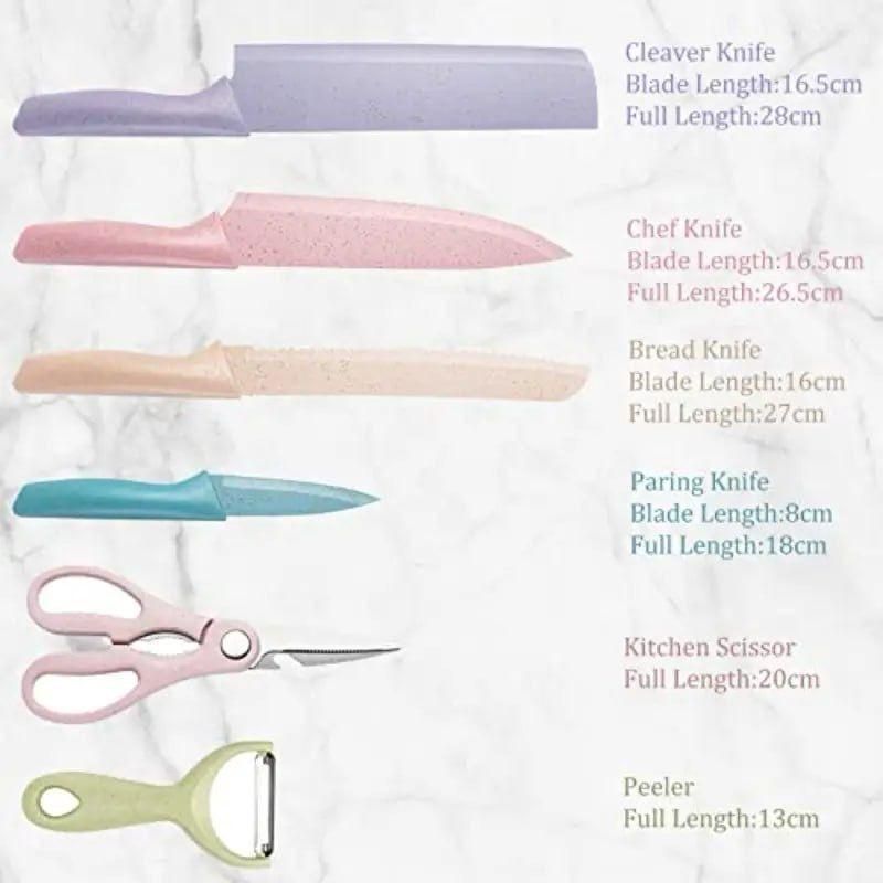 Colorful Kitchen Knife Set
